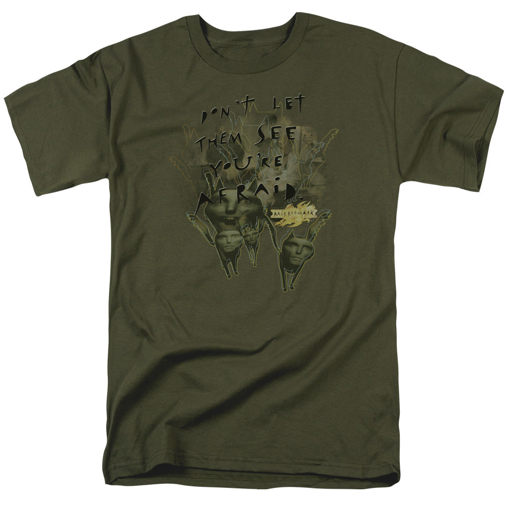 MIRRORMASK/DONT LET THEM - S/S ADULT 18/1 - MILITARY GREEN