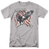 NAVY/TRIDENT - S/S ADULT 18/1 - ATHLETIC HEATHER