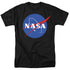 NASA/MEATBALL LOGO - S/S ADULT 18/1 - BLACK