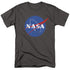 NASA/MEATBALL LOGO DISTRESSED - S/S ADULT 18/1 - CHARCOAL