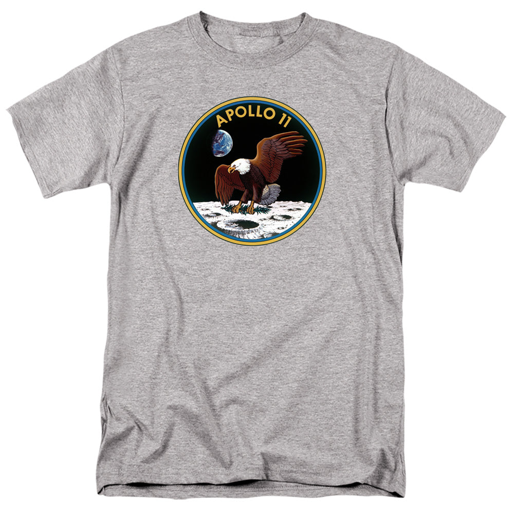 NASA/APOLLO 11 - S/S ADULT 18/1 - ATHLETIC HEATHER