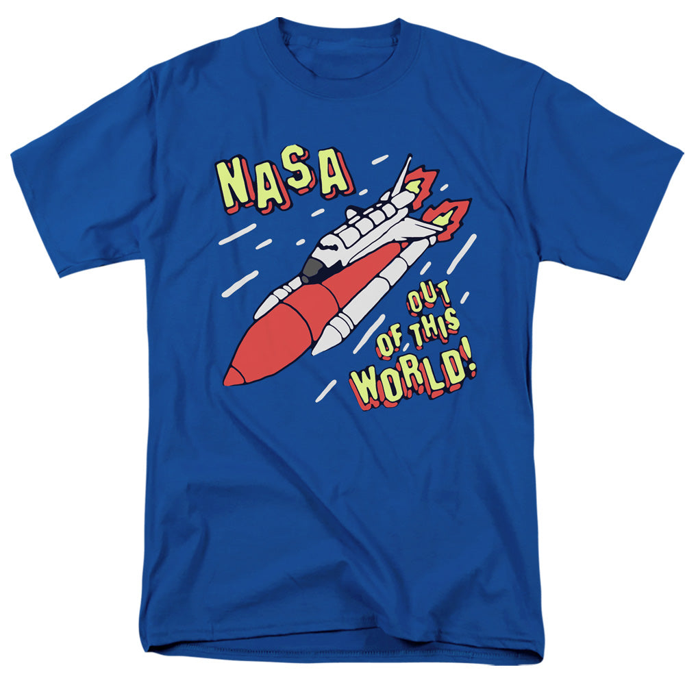 NASA/OUT OF THIS WORLD - S/S ADULT 18/1 - ROYAL BLUE