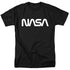 NASA/WORM LOGO - S/S ADULT 18/1 - BLACK