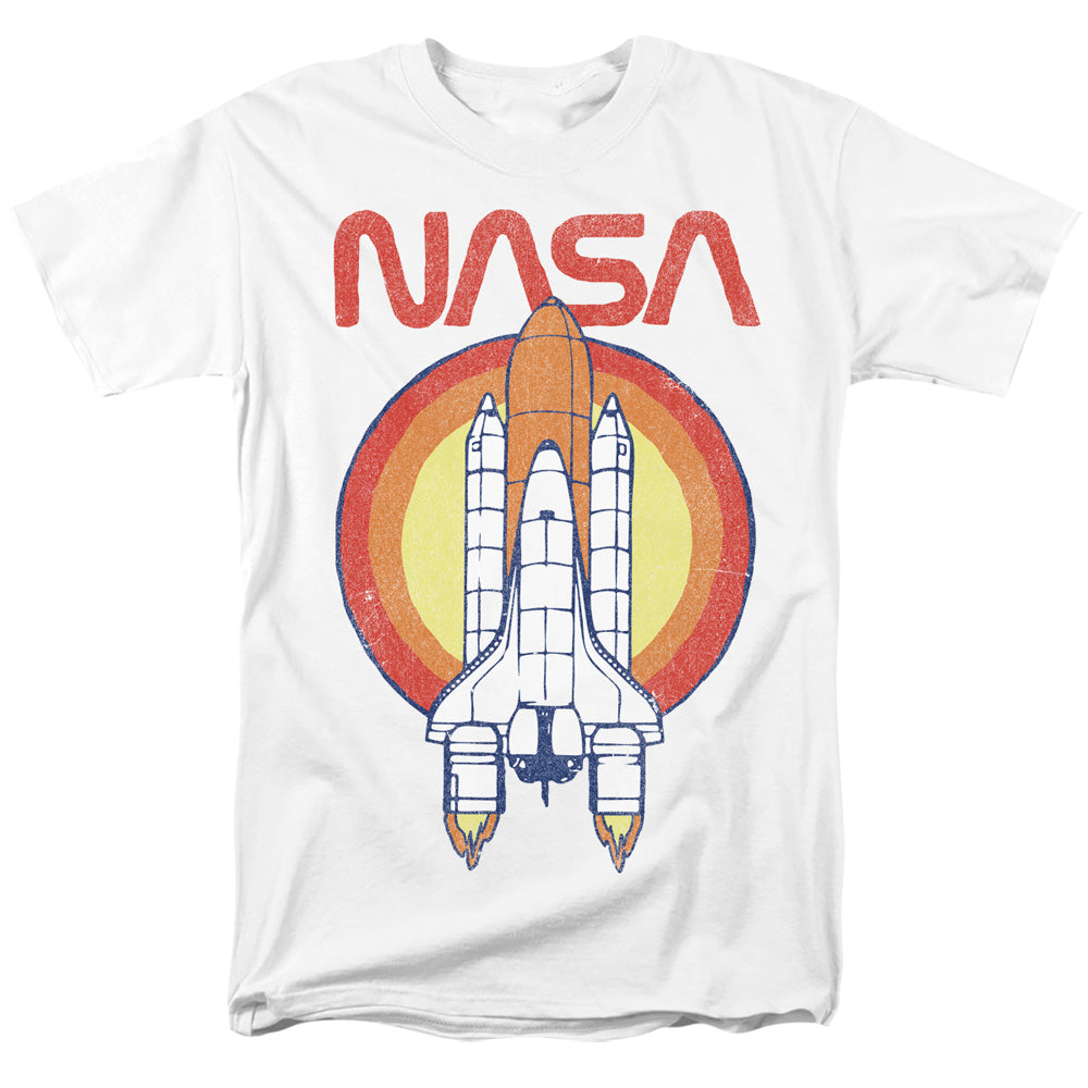 NASA/SHUTTLE CIRCLE - S/S ADULT 18/1 - WHITE