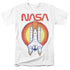 NASA/SHUTTLE CIRCLE - S/S ADULT 18/1 - WHITE