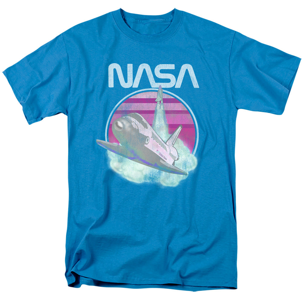 NASA/SHUTTLE LAUNCH - S/S ADULT 18/1 - TURQUOISE