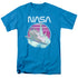 NASA/SHUTTLE LAUNCH - S/S ADULT 18/1 - TURQUOISE