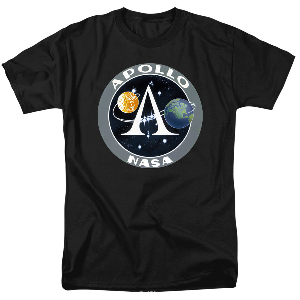 NASA/APOLLO SPACE PROGRAM PATCH - S/S ADULT 18/1 - BLACK