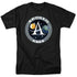 NASA/APOLLO SPACE PROGRAM PATCH - S/S ADULT 18/1 - BLACK