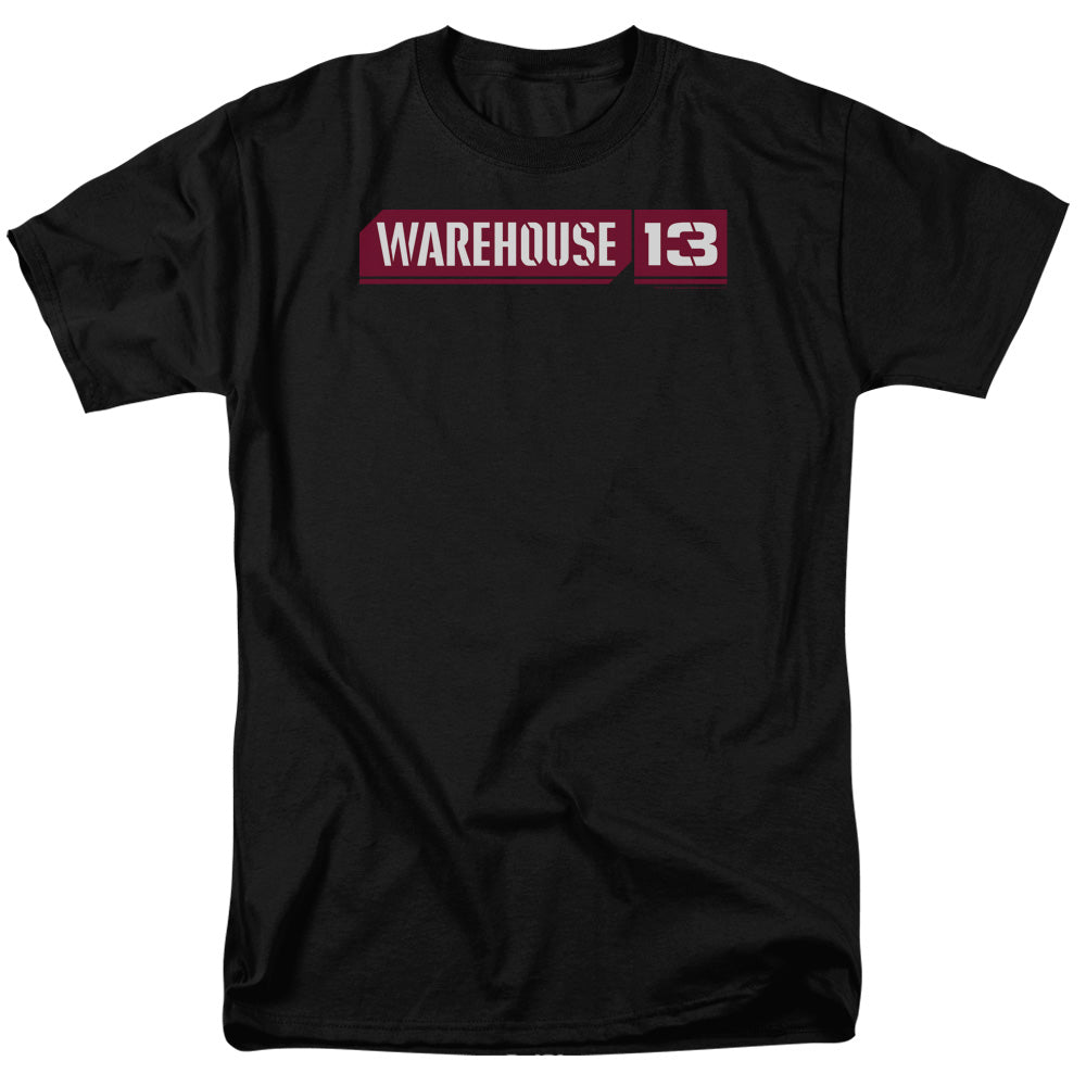WAREHOUSE 13/LOGO - S/S ADULT 18/1 - BLACK