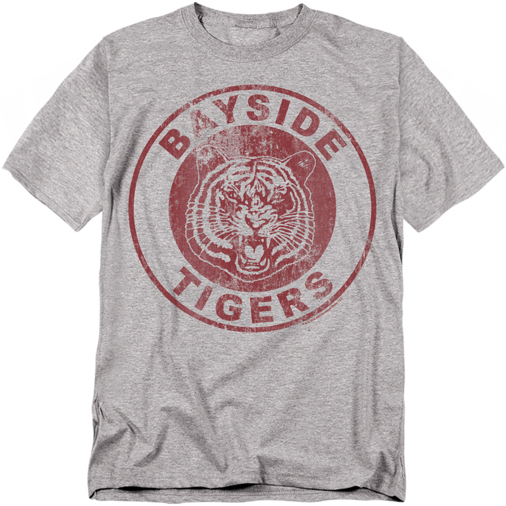 SAVED BY THE BELL/TIGERS - S/S ADULT 18/1 - ATHLETIC HEATHER