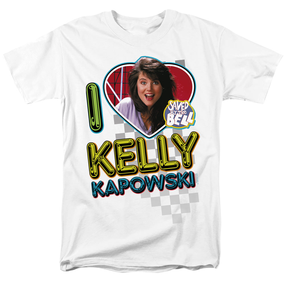 SAVED BY THE BELL/I LOVE KELLY - S/S ADULT 18/1 - WHITE