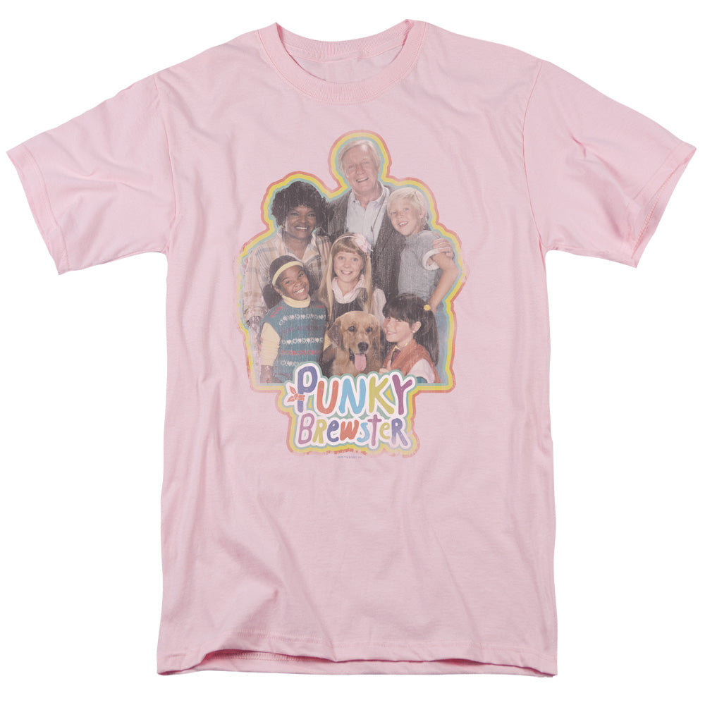 PUNKY BREWSTER/PB DISTRESSED - S/S ADULT 18/1 - PINK