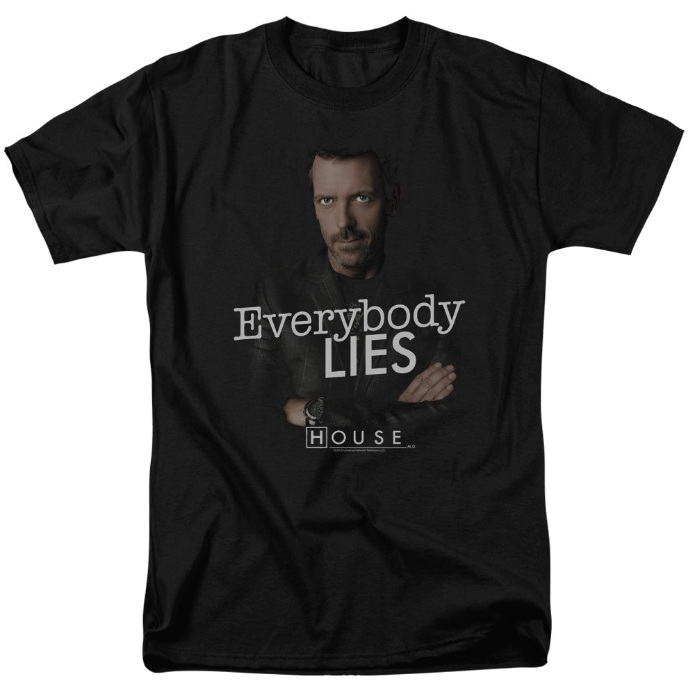 HOUSE/EVERYBODY LIES - S/S ADULT 18/1 - BLACK