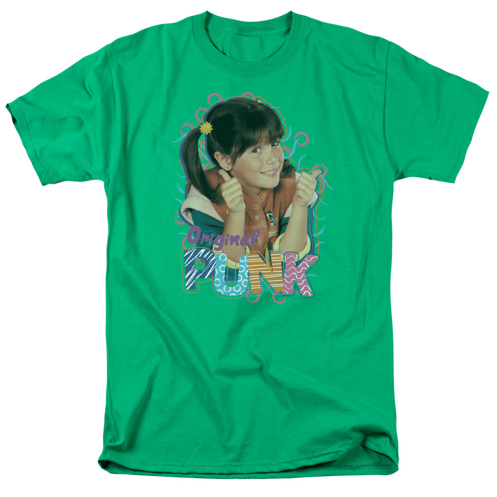 PUNKY BREWSTER/ORIGINAL PUNK - S/S ADULT 18/1 - KELLY GREEN