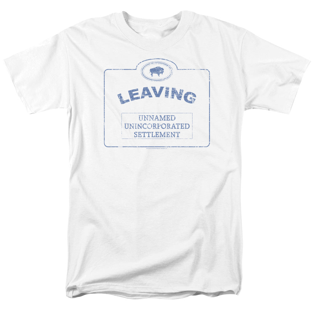 WAREHOUSE 13/NOW LEAVING UNIVILLE - S/S ADULT 18/1 - WHITE