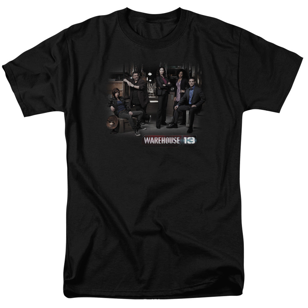 WAREHOUSE 13/WAREHOUSE CAST - S/S ADULT 18/1 - BLACK