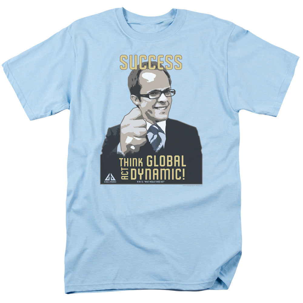 EUREKA/SUCCESS POSTER - S/S ADULT 18/1 - LIGHT BLUE