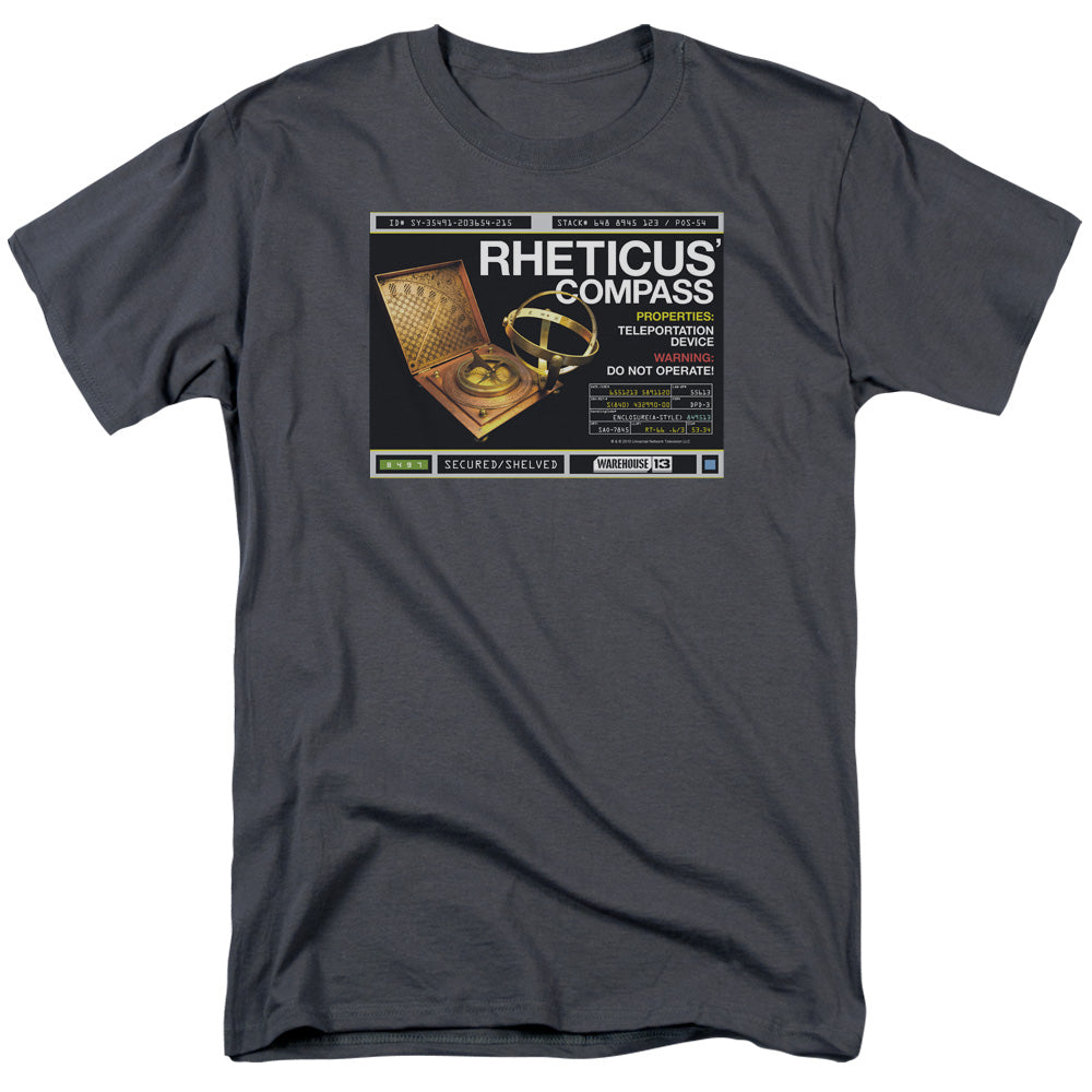WAREHOUSE 13/RHETICUS COMPASS - S/S ADULT 18/1 - CHARCOAL