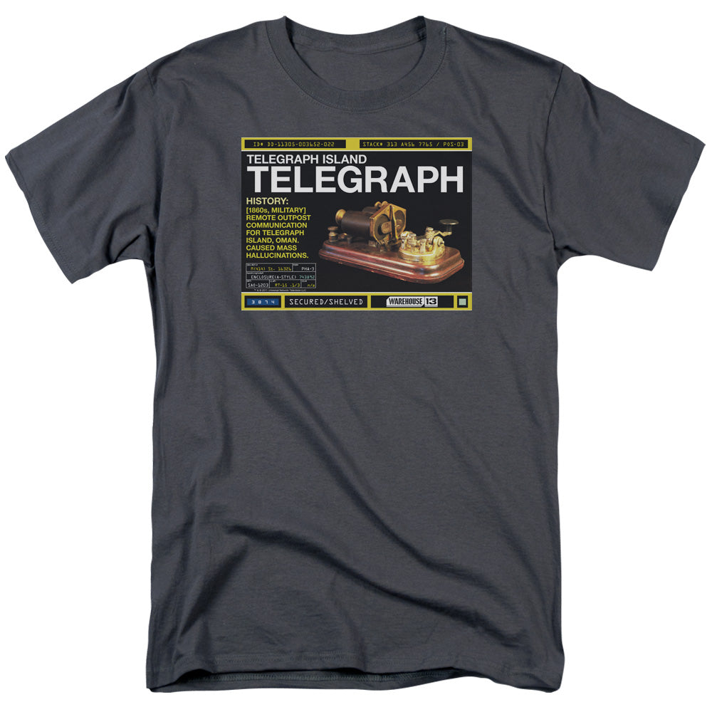 WAREHOUSE 13/TELEGRAPH ISLAND - S/S ADULT 18/1 - CHARCOAL