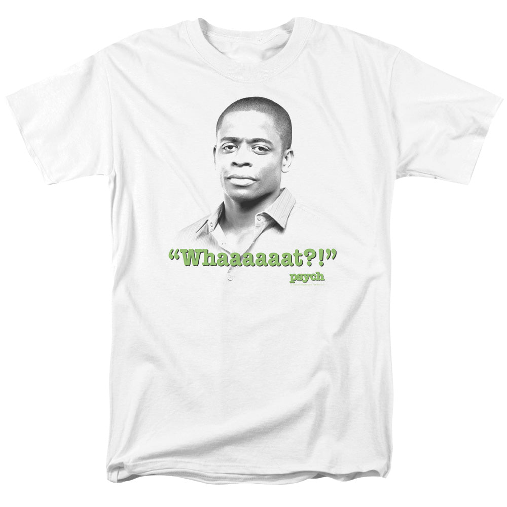 PSYCH/WHAAAAAAT?! - S/S ADULT 18/1 - WHITE