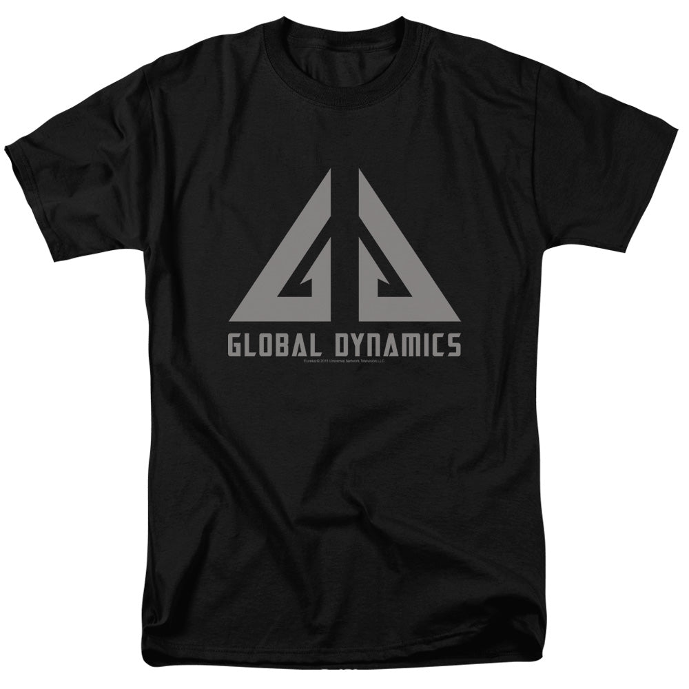 EUREKA/GLOBAL DYNAMICS LOGO - S/S ADULT 18/1 - BLACK