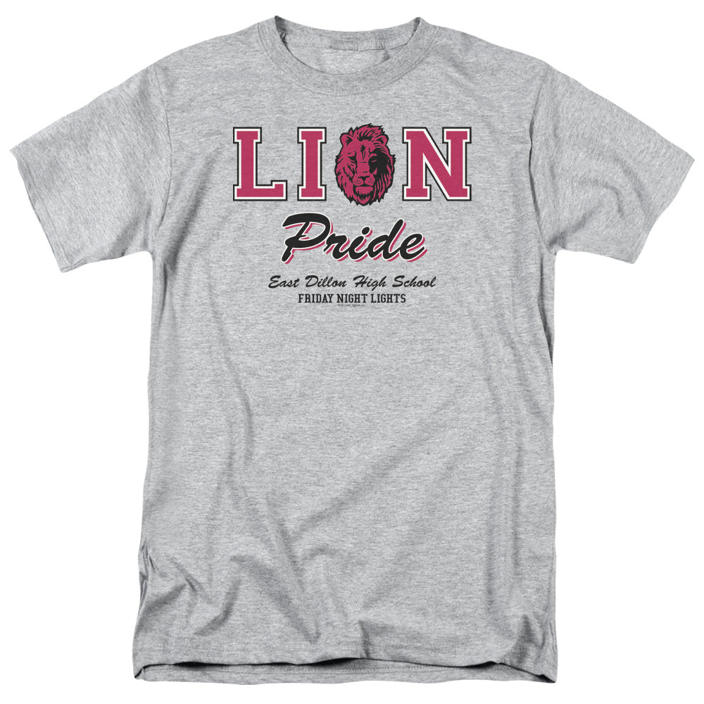 FRIDAY NIGHT LIGHTS/LIONS PRIDE - S/S ADULT 18/1 - ATHLETIC HEATHER