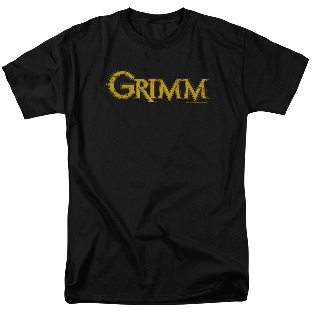 GRIMM/GOLD LOGO - S/S ADULT 18/1 - BLACK