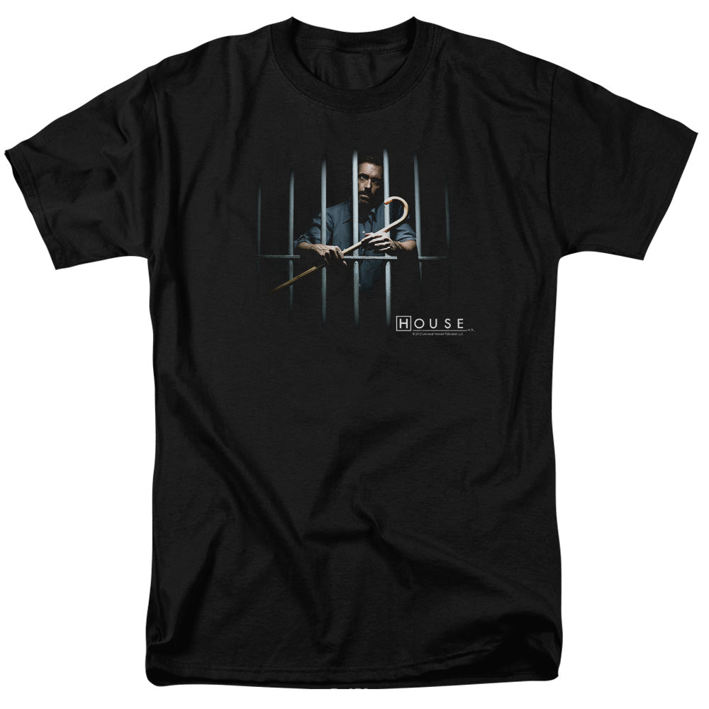 HOUSE/BEHIND BARS - S/S ADULT 18/1 - BLACK