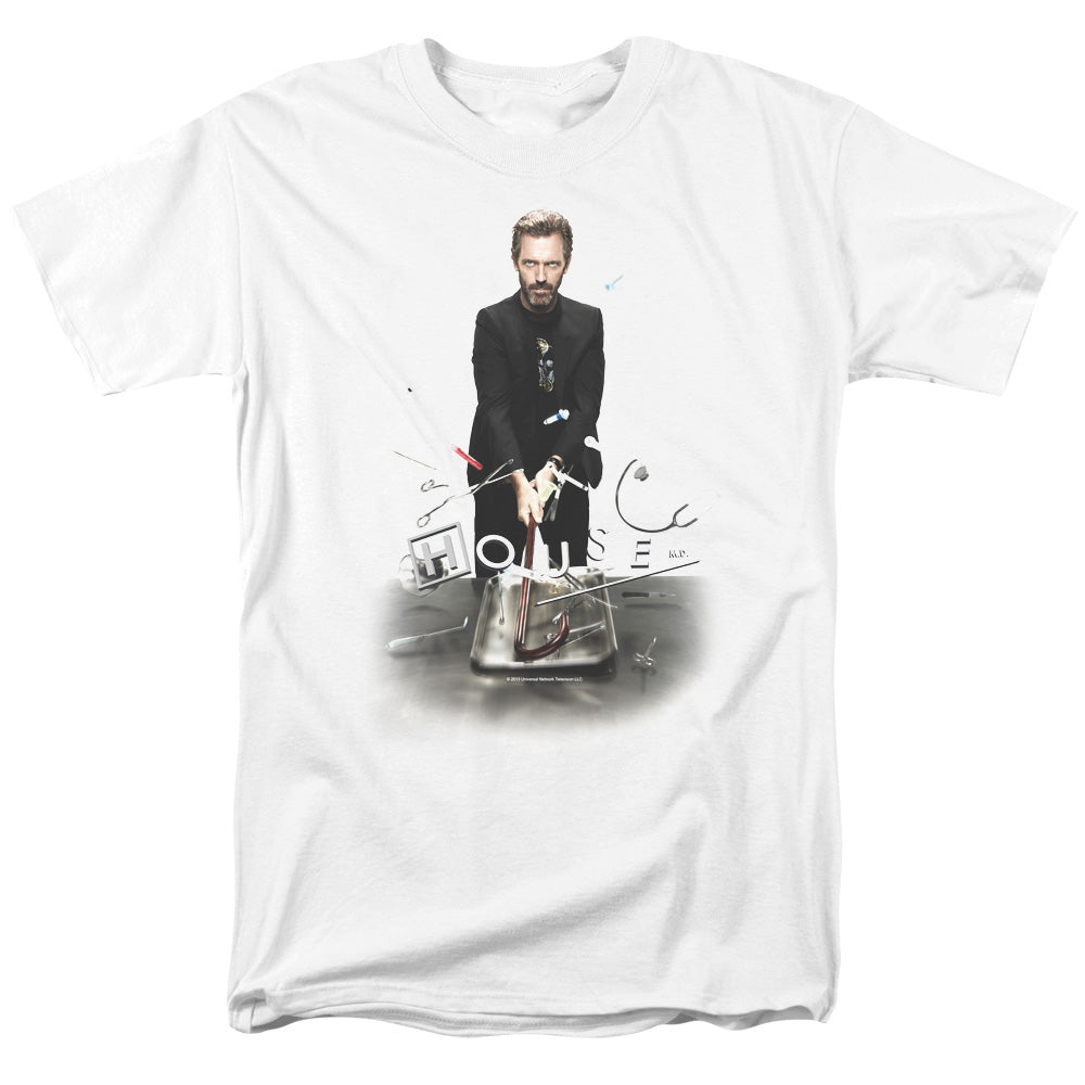 HOUSE/HIT IT - S/S ADULT 18/1 - WHITE
