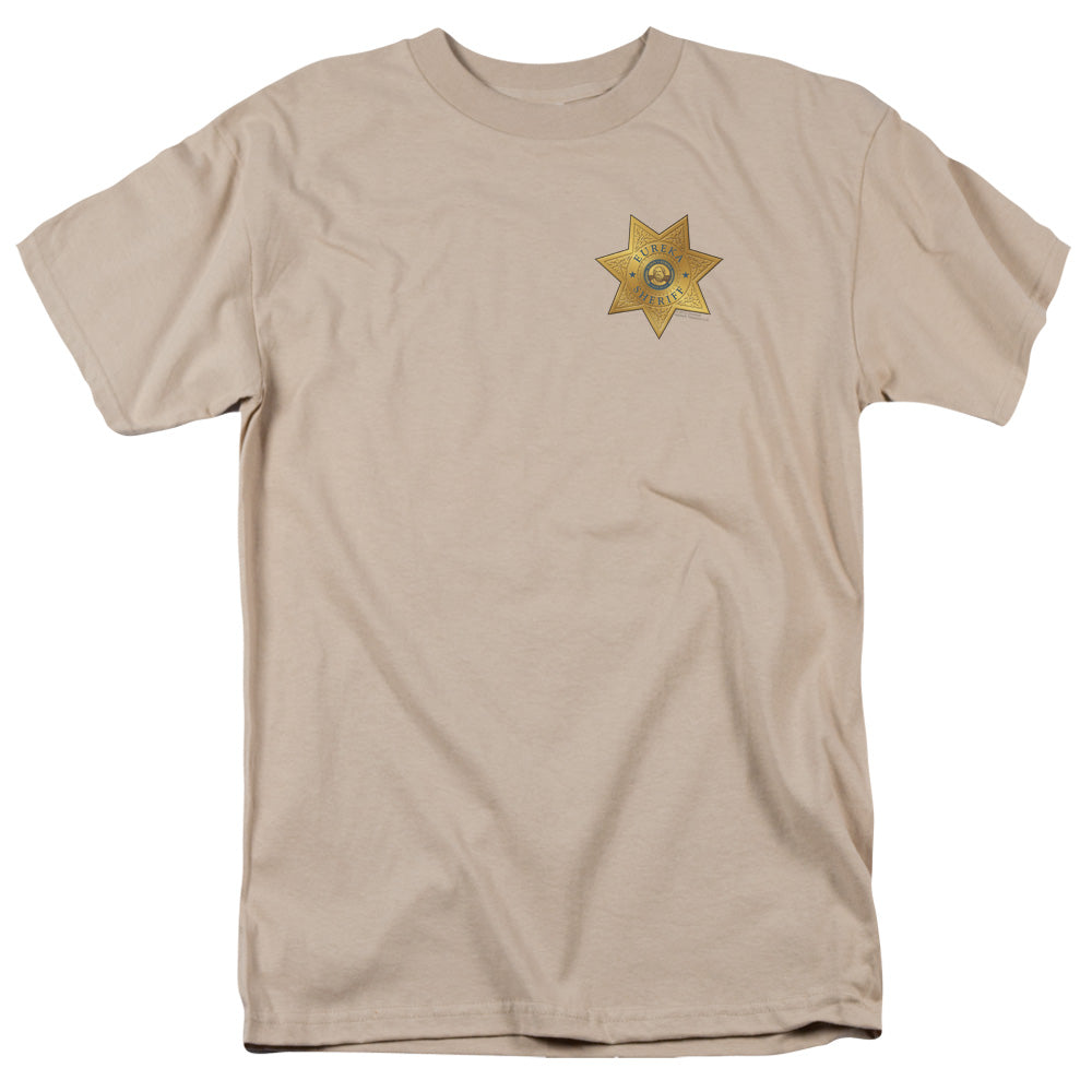 EUREKA/BADGE - S/S ADULT 18/1 - SAND