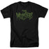 THE MUNSTERS/DISTRESS LOGO - S/S ADULT 18/1 - BLACK