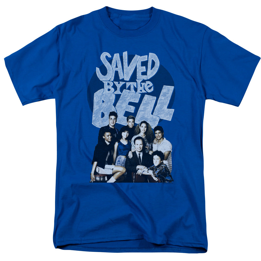 SAVED BY THE BELL/RETRO CAST - S/S ADULT 18/1 - ROYAL BLUE