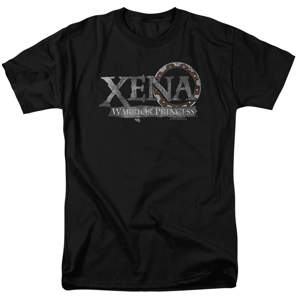 XENA/BATTERED LOGO - S/S ADULT 18/1 - BLACK