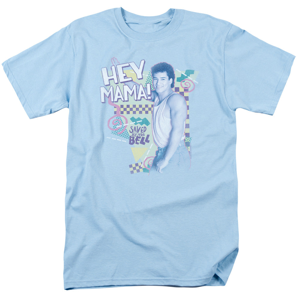 SAVED BY THE BELL/HEY MAMA - S/S ADULT 18/1 - LIGHT BLUE