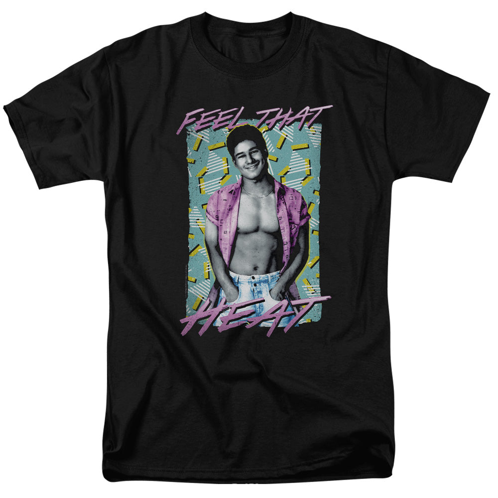SAVED BY THE BELL/HEATED - S/S ADULT 18/1 - BLACK