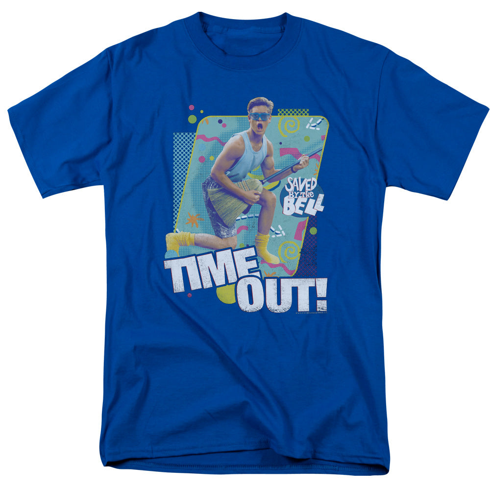 SAVED BY THE BELL/TIME OUT - S/S ADULT 18/1 - ROYAL BLUE