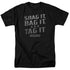 WAREHOUSE 13/SNAG IT - S/S ADULT 18/1 - BLACK