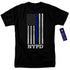 NEW YORK CITY/THIN BLUE LINE - S/S ADULT 18/1 - BLACK