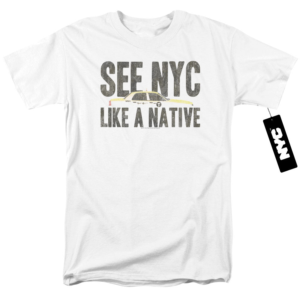 NEW YORK CITY/NYC LIKE A NATIVE - S/S ADULT 18/1 - WHITE