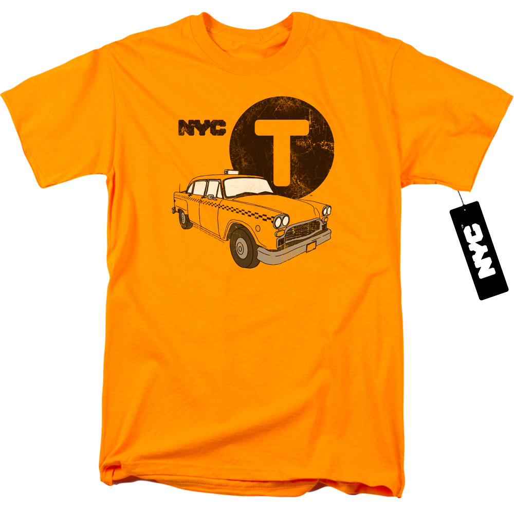 NEW YORK CITY/YELLOW CAB - S/S ADULT 18/1 - GOLD