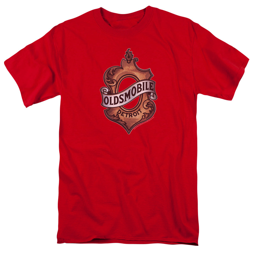 OLDSMOBILE/DETROIT EMBLEM - S/S ADULT 18/1 - RED