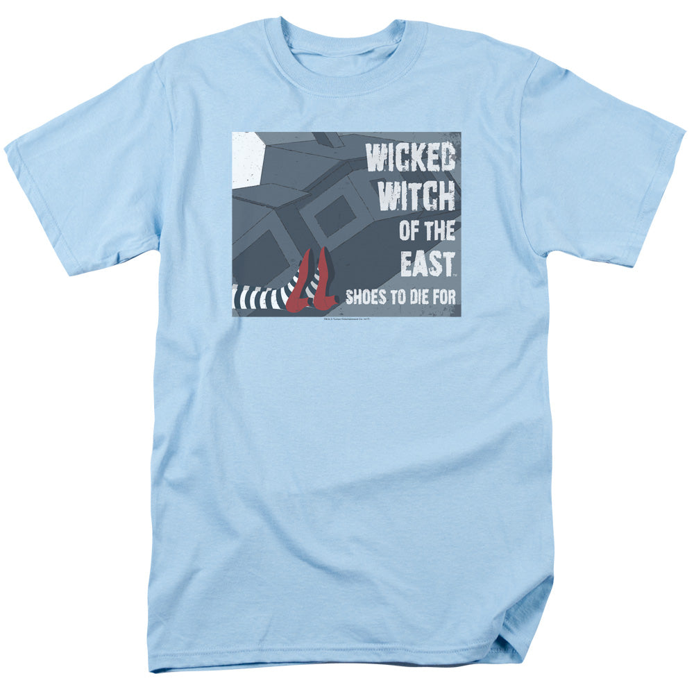 WIZARD OF OZ/SHOES TO DIE FOR - S/S ADULT 18/1 - LIGHT BLUE