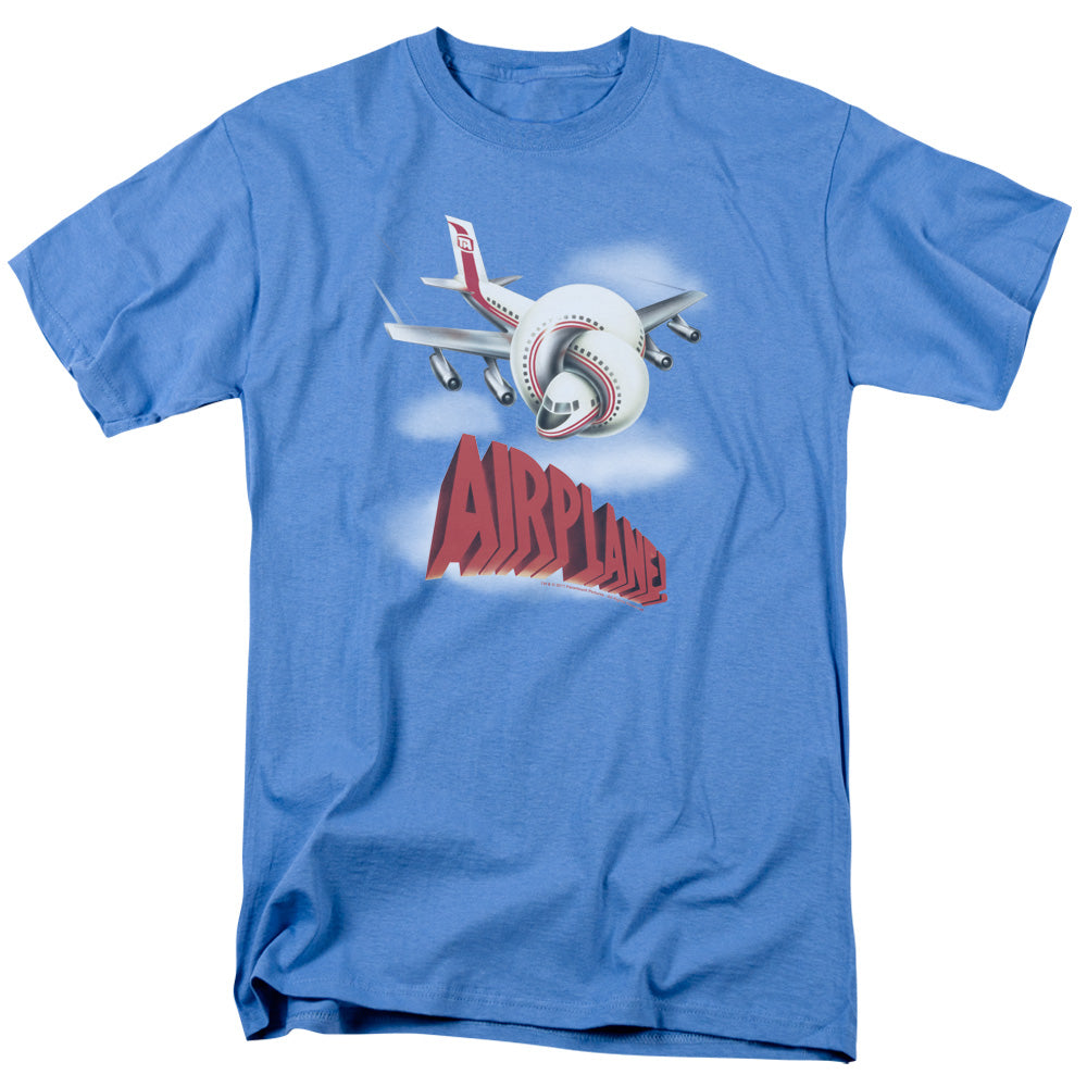 AIRPLANE/LOGO - S/S ADULT 18/1 - CAROLINA BLUE