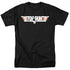 TOP GUN/LOGO - S/S ADULT 18/1 - BLACK