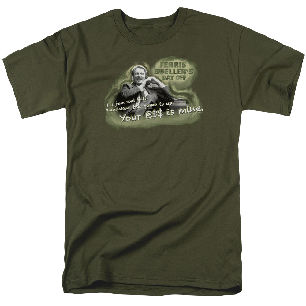 FERRIS BUELLER/MR. ROONEY - S/S ADULT 18/1 - Military Green