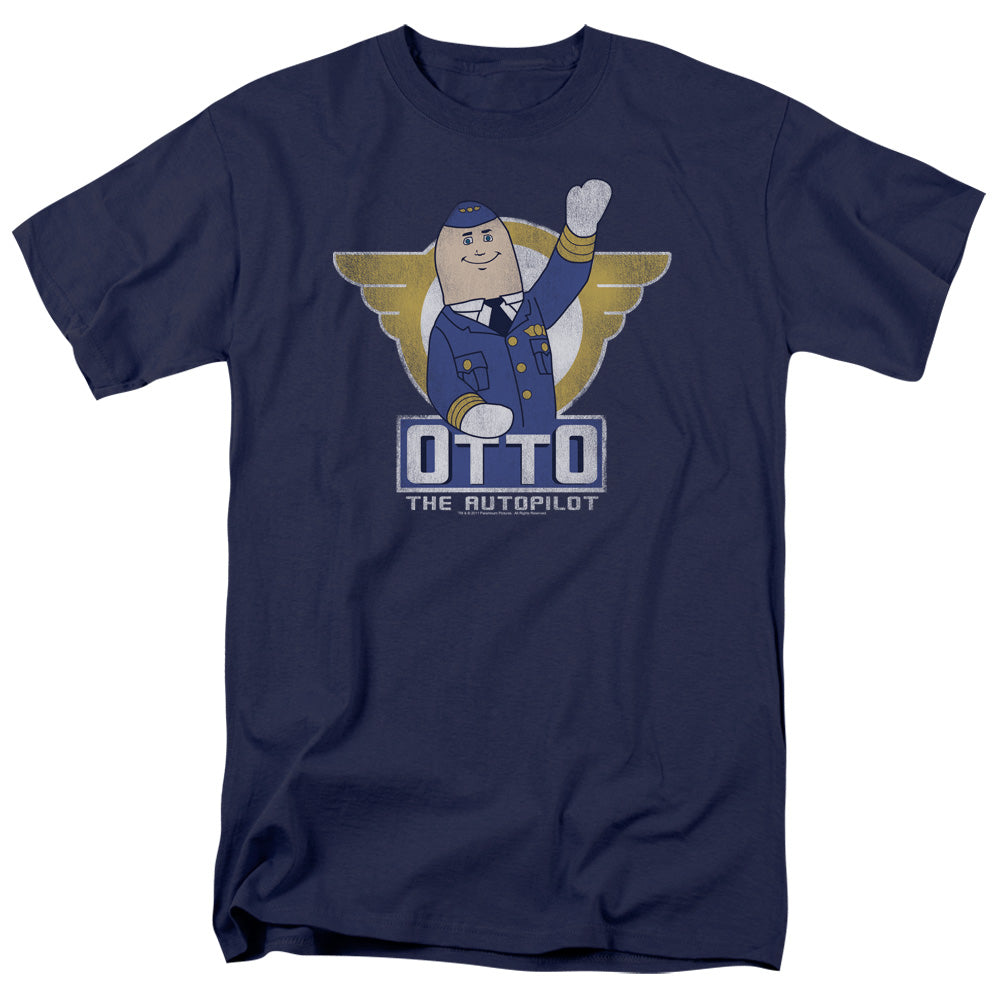 AIRPLANE/OTTO - S/S ADULT 18/1 - NAVY