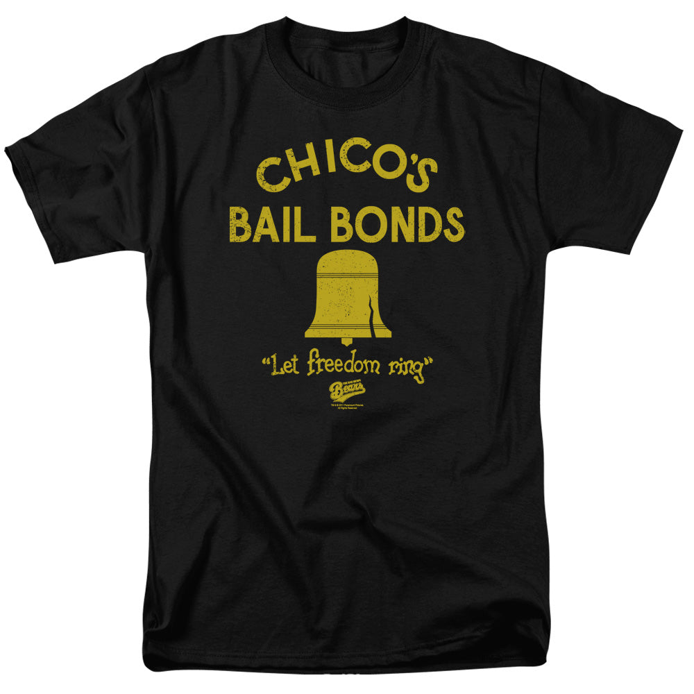 BAD NEWS BEARS/CHICOS BAIL BONDS - S/S ADULT 18/1 - BLACK