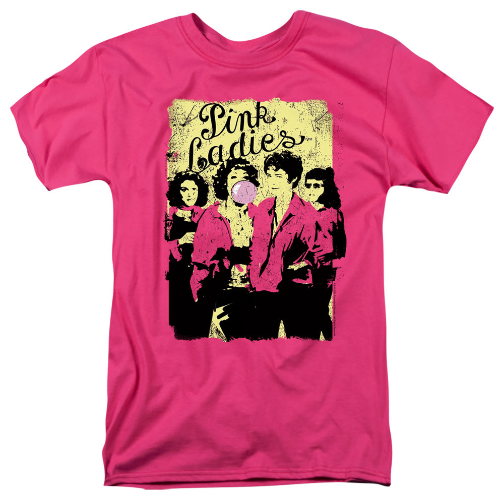 GREASE/PINK LADIES - S/S ADULT 18/1 - HOT PINK