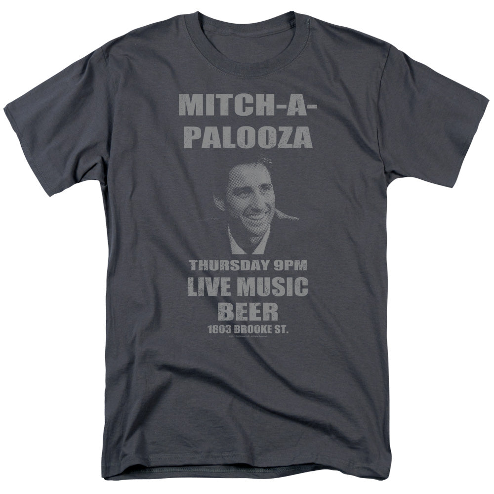 OLD SCHOOL/MITCHAPALOOZA - S/S ADULT 18/1 - CHARCOAL